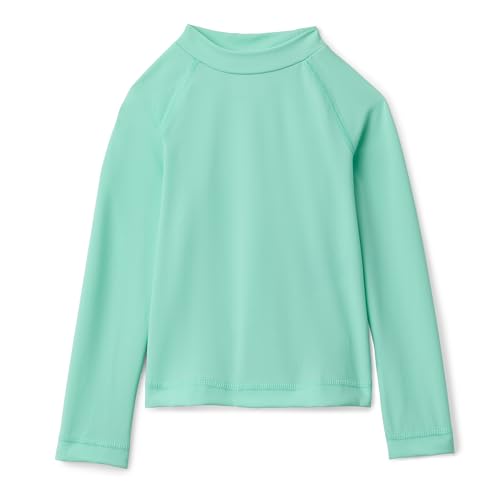 Amazon Essentials Boys' Long Sleeve UPF 50 Rashguard T-Shirt, Bright Mint Green…