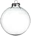 Clear Glass Ball Ornaments: 100mm