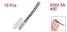 uxcell TLRS-9700 40 Celsius Bimetal Thermoastat Temperature Control Switch N.C 10 Pcs