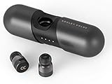 Ashley Chloe LUX True Wireless EarbudsAshley Chloe LUX: True Wireless Earbuds Headphones with Charging Case 12+ Hours Bluetooth 5 Smallest Earphones. Deep Bass Sound Headset Mic & Noise Reduction for