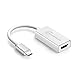 Superwang 4K Type C to HDMI Cable (Thunderbolt 3 Compatible) for 2018/17/16 MacBook Pro, Surface Book 2, iMac2017, HP Spectre x360, Galaxy S8/S8+/Note 8 and More