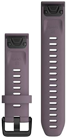 Garmin QuickFit 20 Watch Bands - Purple Storm Silicone, 20mm - Image 3