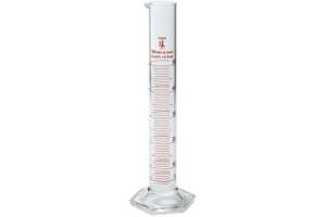 213I11 Karter Scientific 50ml Glass Graduated Cylinder, Single Metric Scale