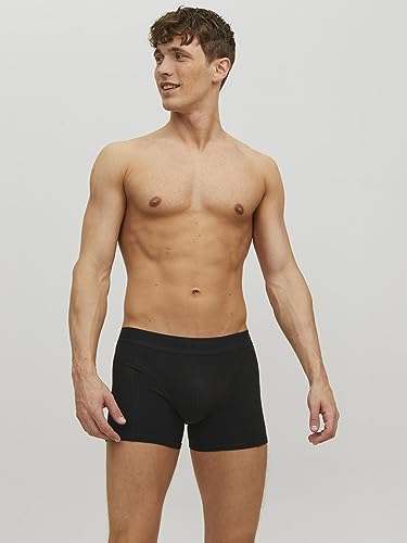 Herren Jactone in Tone Trunks 5 Pack Boxer Shorts, Schwarz, S EU