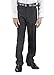 Alberto Cardinali Big Boys Dress Pants Belted Flat Front (8, Black)