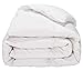 puredown All Season Comforter Twin Size Duvet Insert Year Round Use, Extra Soft 100% Cotton Cover Medium Warmth Cloud Fluffy with Tabs