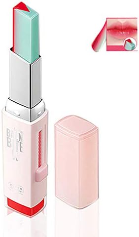 Fashion Korean Bite Lipstick V Cutting Two Tone Tint Silky Moisturzing Nourishing Lipsticks Balm Lip Cosmetic 4