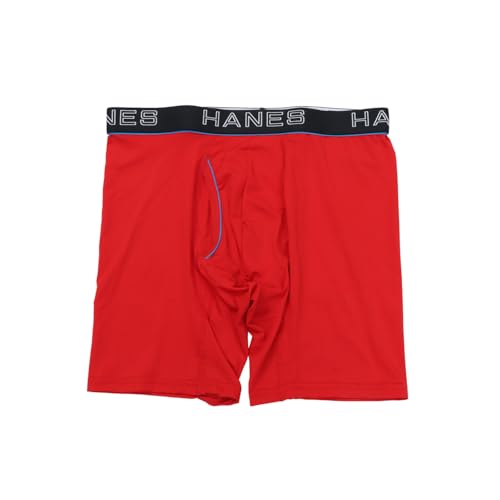 [ヘインズ] 抗菌防臭 吸汗速乾 1P Comfort Flex Fit ボクサーパンツ コンフォートフレックスフィット(R) ブリーザブルストレッチメッシュ HM6ED102-940-LL