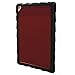 Gumdrop DropTech Clear Case Designed for The Apple iPad 9.7 (6th Gen and 5th Gen) Tablet for K-12 Students, Teachers, Kids - Black/Red, Shock Absorbing, Rugged, Extreme Drop Protection