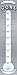 Goal Setting Fundraising Donation Thermometer - 11x48- Dry Erase Reusable Paper Poster - Fundraiser Milestone Company Goals Chart - Office Wall Temperature Posters Charts (Grey)