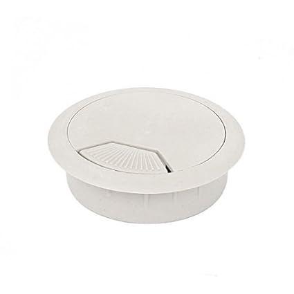 Amazon.com: eDealMax Plastica Computer Desk coperchio passacavo Filo foro Rotondo 50 millimetri Dia: Electronics