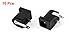 uxcell - a15012900ux0190eu Uxcell a15012900ux0190 10 Piece 3 Pin PCB Mount 5.5x2.1 mm Female DC Power Jack Socket Connector,Black