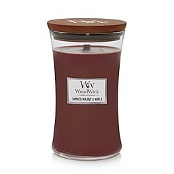 WoodWick Large Hourglass Candle, Smoked Walnut
