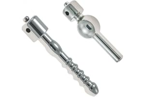 Stainless Steel Hollow Penis Plug, Chastity Cage Accessory, Urethral Dilator Stimulation Male Sex Toys (S)