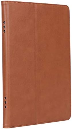 ISIN Premium PU Folio Protective Case Stand Cover for Lenovo Smart Screen Tab P10 TB-X705F X705L X705M(Don't Fit for Lenovo Smart Tab M10) 10.1 inch 2-in-1 Android Tablet PC(Brown)