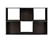 ClosetMaid 78815 Cubeicals Organizer, 6-Cube, Espresso
