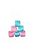 Chill Ice: Plastic Ice Cubes 12 ct. (6 Blue + 6 Pink)
