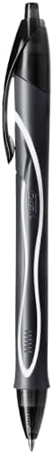 Gel-ocity Quick Dry Tintenroller, Gelstifte in Schwarz, Strichstärke Medium, Nachfüllbar, 12er Pack