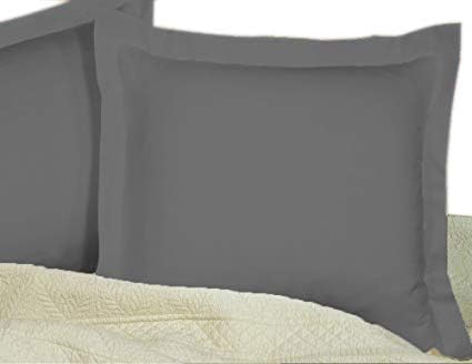 gray pillow shams