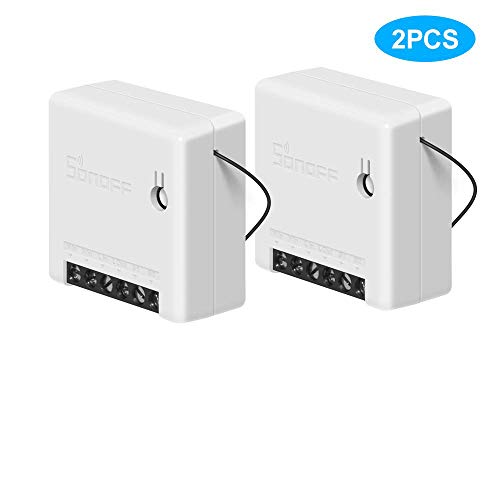 2 Interruptores SONOFF mini inteligente y pequeño con