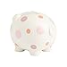 Beginnings by Enesco Big Polka Dot Piggy Bank, 7 inches, Pink