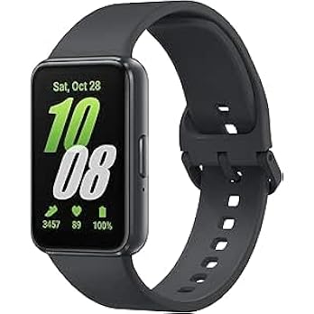 Samsung Galaxy Fit3 Light and Sleek Fitness Band, 13 Days Battery, 100+ Exercises and Sleep Tracking, Dark Gray (Black) (Renewed) - View 6