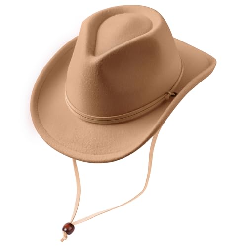 1 Pc Cowboy Hat: Camel 17a