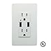 [2 Pack] SECKATECH 20 Amp 125 Volt Tamper-Resistant GFCI Wall Outlet Receptacle with 4 Free Wall Plates. The Product Details in the Description-ETL Listed,White