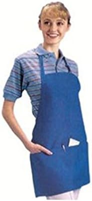 Front-of-the-House Bib Apron 27" L x 28" W Color Black