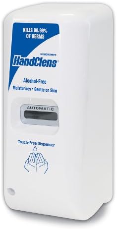 HandClens Alcohol-Free Instant Hand Sanitizer Touch-Free Dispenser for 1000ML Cartridges, 2.1-Pound Box