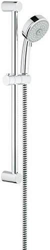 Tempesta 27580001 Cosmopolitan Shower Rail Set with Four Spray Options by Tempesta