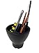 Gearred up Car Cup Holder Organizer for Cell Phones, Change Coins, Accessories Pen, Black Foam Connect Charger from Bottom