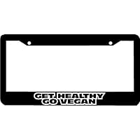 TAKAHOME GET Healthy GO Vegan License Plate Frame
