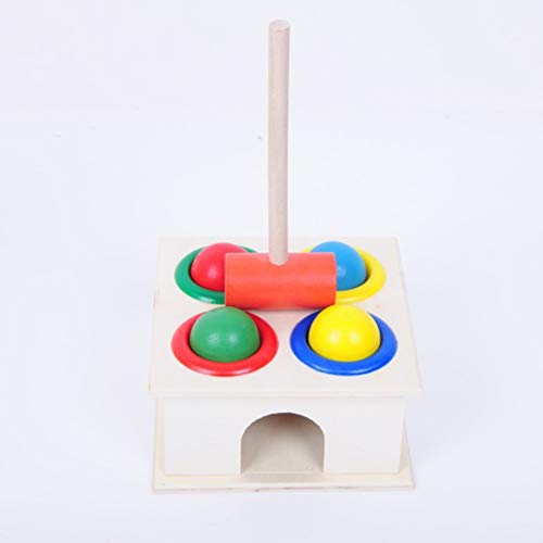 Kids Wooden Hammering Educational Toy Children Hammer Balls Early Learning Game