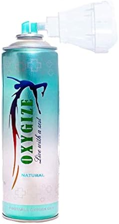 OXYGIZE Portable Oxygen Cylinder (10 L, 150 Breaths)