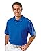Adidas Men's ClimaLite 3-Stripes Cuff Piqué Polo