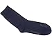 Yomandamor Men's 5 Pack Bamboo Mid-Calf Dress Socks,Size 10-13(Navy)