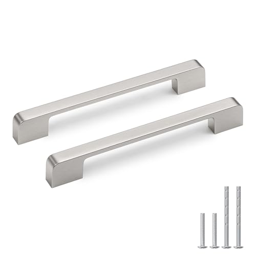 Lepatape Brushed Nickel Cabinet Pulls 8-1/16 Inch