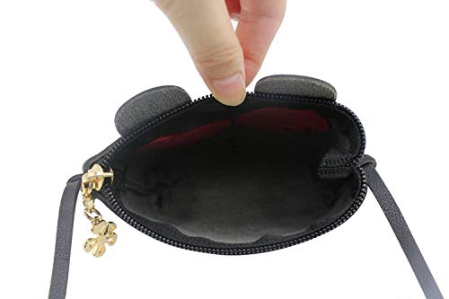 Eilova Cute Animal Cat Little Girl Crossbody Purse Coin Wallet Mini PU Shoulder Bag Handbag for Kid - Thumbnail 3