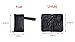 LOUISE MAELYS PU Leather Zipper Apron Cosmetic Bag Makeup Artist Organizer with Holder Belt, Just The Bag