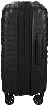 Neo Flux - Spinner S Slim, Equipaje de Mano expandible, 55 cm, 39/45 L, Negro (Black)