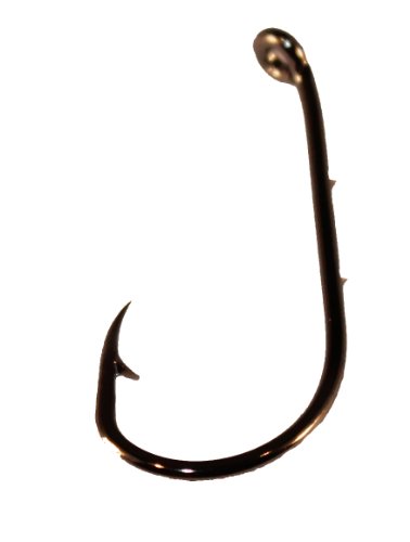 Vision hooks and tackle bait holder hook (25-pack), bla…
