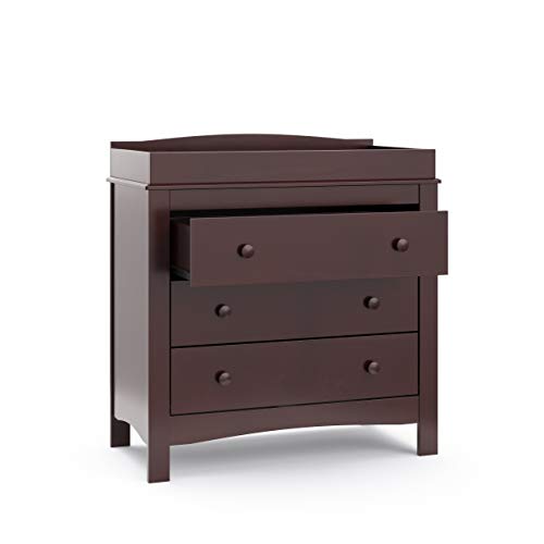 Graco Noah 3 Drawer Chest With Changing Topper (Espresso) Nursery