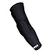Viper Compression Sleeve Elbow Pads - Hyperflex Padding, TruCore 3-Layer Wicking, Non Slip Inner Bands - Basketball, Football, Volleyball, Hockey, Tennis (Single) (Black, X-Large)