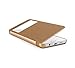PASONOMI Galaxy Note 5 Case, [Smart Window View] Samsung Galaxy Note 5 Folio Wallet Case - Slim Flip Leather Case for Samsung Galaxy Note 5 (View Series Golden)