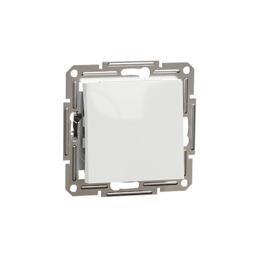 Schneider Electric Asfora EPH0570121D - Interruptor de cruz (empotrable, 10 AX- 250 V, bornes), color blanco