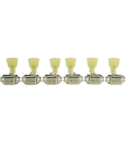 Amazon.com: Kluson Guitar Tuning Pegs Machines 3+3 Nickel Pearl