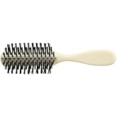 Medline Polyethylene Adult Hair Brush with Nylon Bristles, 7.5", 1 Count