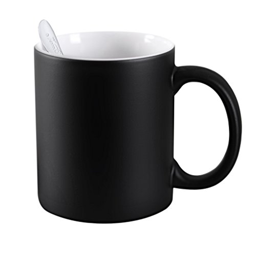 Magic Custom Photo Color Changing Coffee Mug Cup, Personalized DIY Print Ceramic Hot Heat Sensitive Cup Birthday Christmas Gift -Add YOUR PHOTO&TEXT - Thumbnail 2