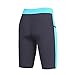 Yoga Shorts for Womens Activewear Workout Training Pants High Waist Leggings Running with Pockets Blue M